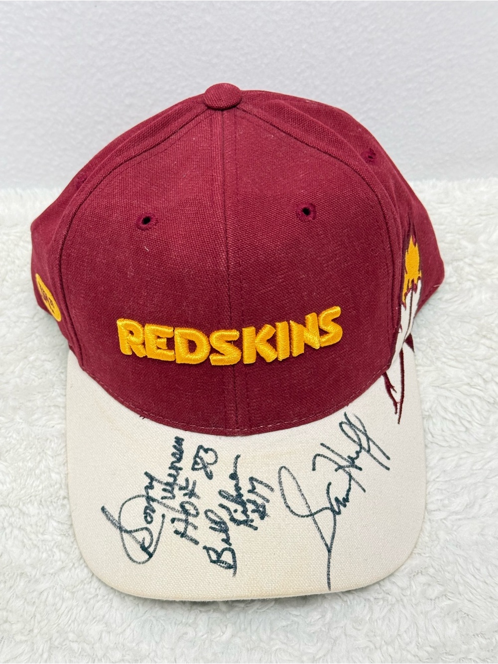 Washington Redskins Autographed Cap Signed Sonny Jurgensen HOF Billy Kilmer
